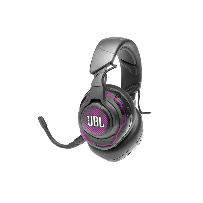 JBL Quantum ONE - Black - USB Wired Over-Ear Professional PC Gaming Headset with Head-Tracking Enhanced QuantumSPHERE 360 - Detailshot 3 image number null